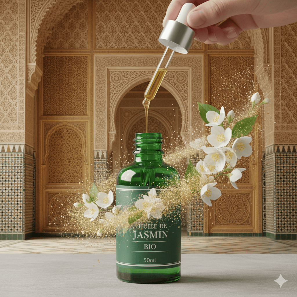 Huile de Jasmin Pure – Élégance Florale Intemporelle