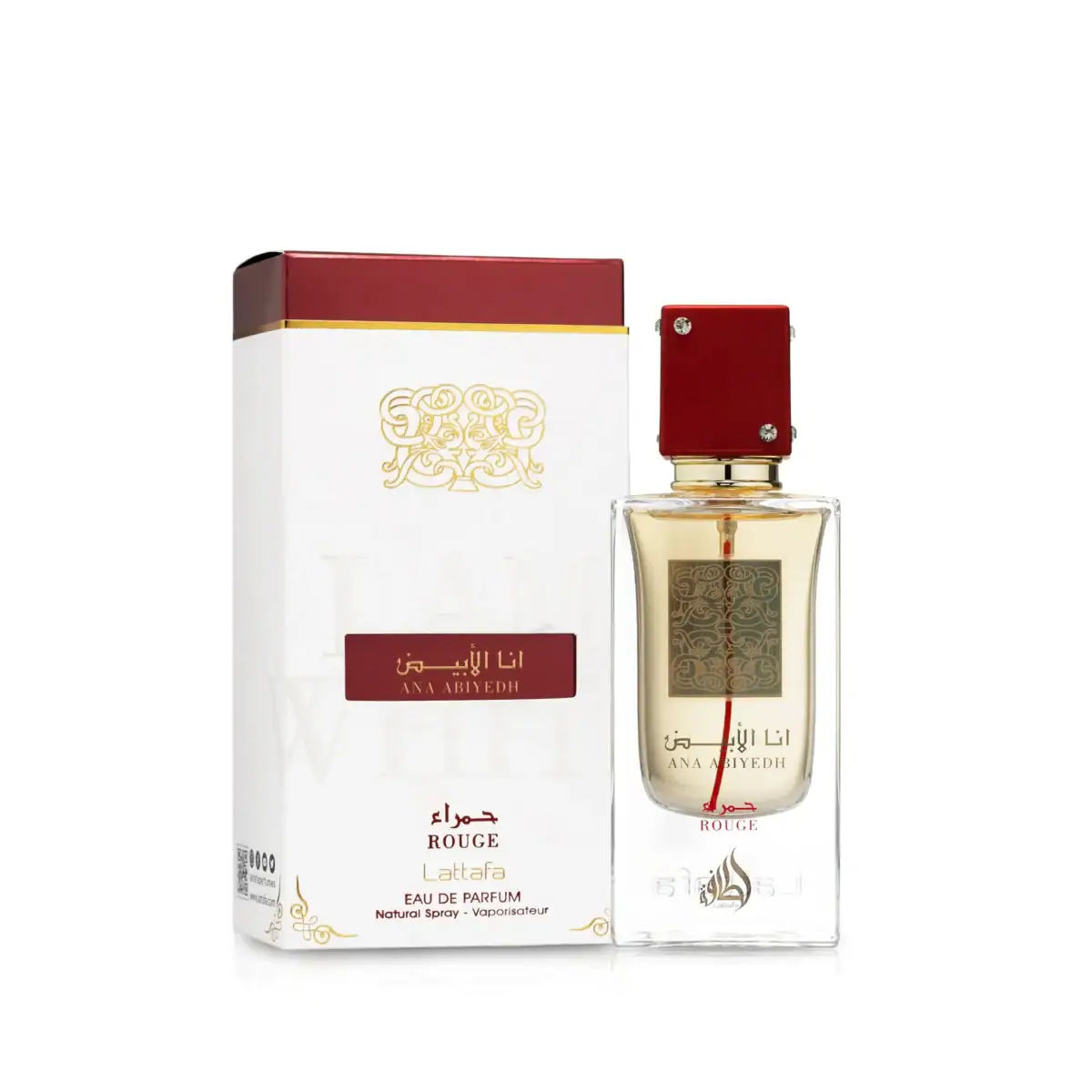 Ana Abiyedh Rouge Eau de Parfum de Lattafa 60ml