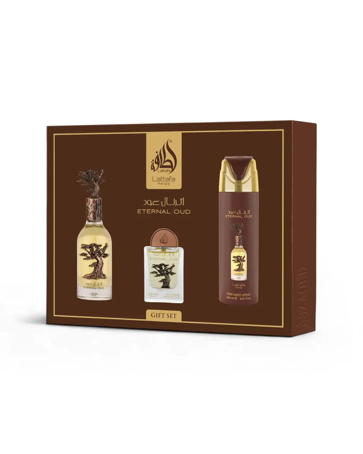 Eternal Oud Coffret Cadeau de Lattafa 100ml / 200ml / 20ml